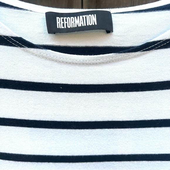 Reformation Nautical Striped Dress - Picture 4 of 5